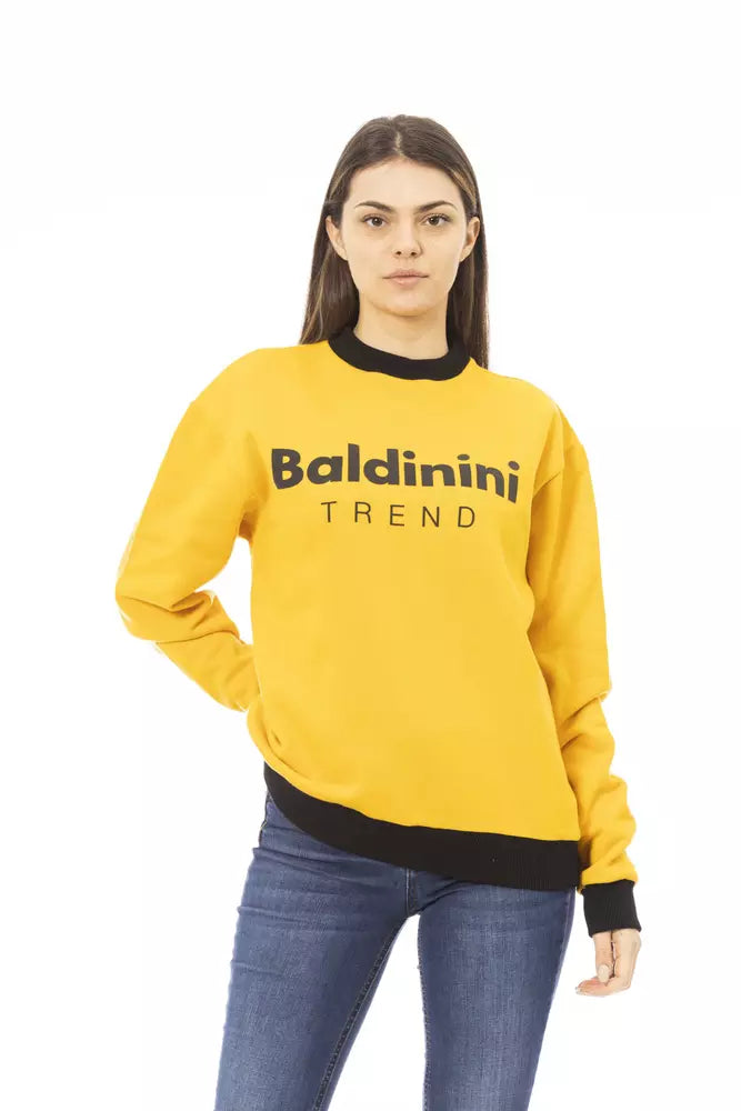 Γυναικείο πουλόβερ Baldinini Trend Yellow Cotton