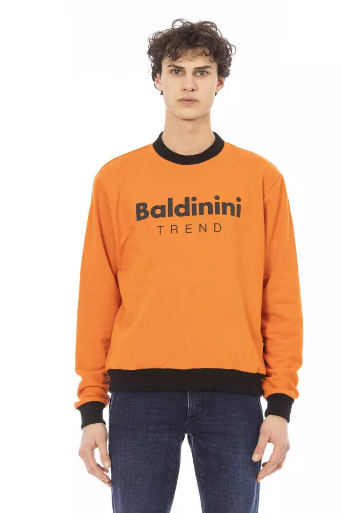 Ανδρικό πουλόβερ Baldinini Trend Orange Cotton