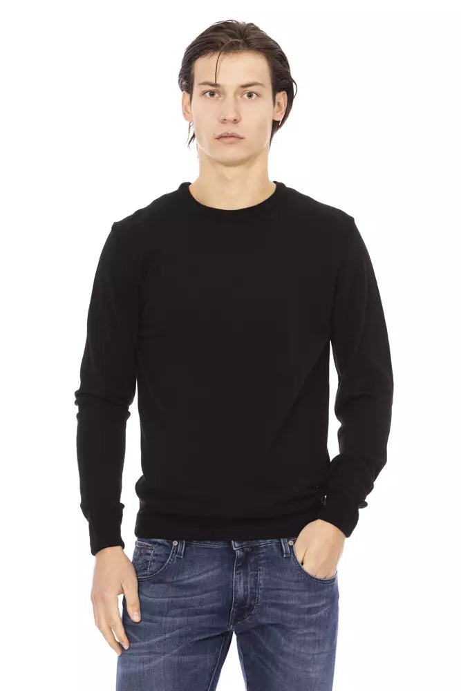 Ανδρικό πουλόβερ Baldinini Trend Black Fabric