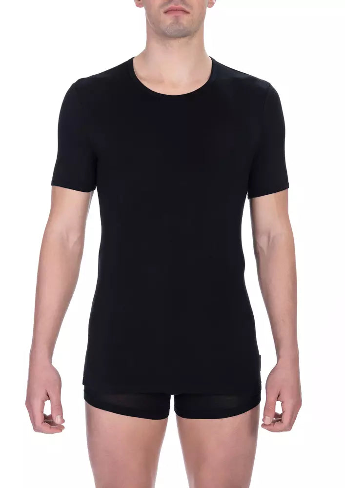 Ανδρικό T-shirt Bikkembergs Black Viscose