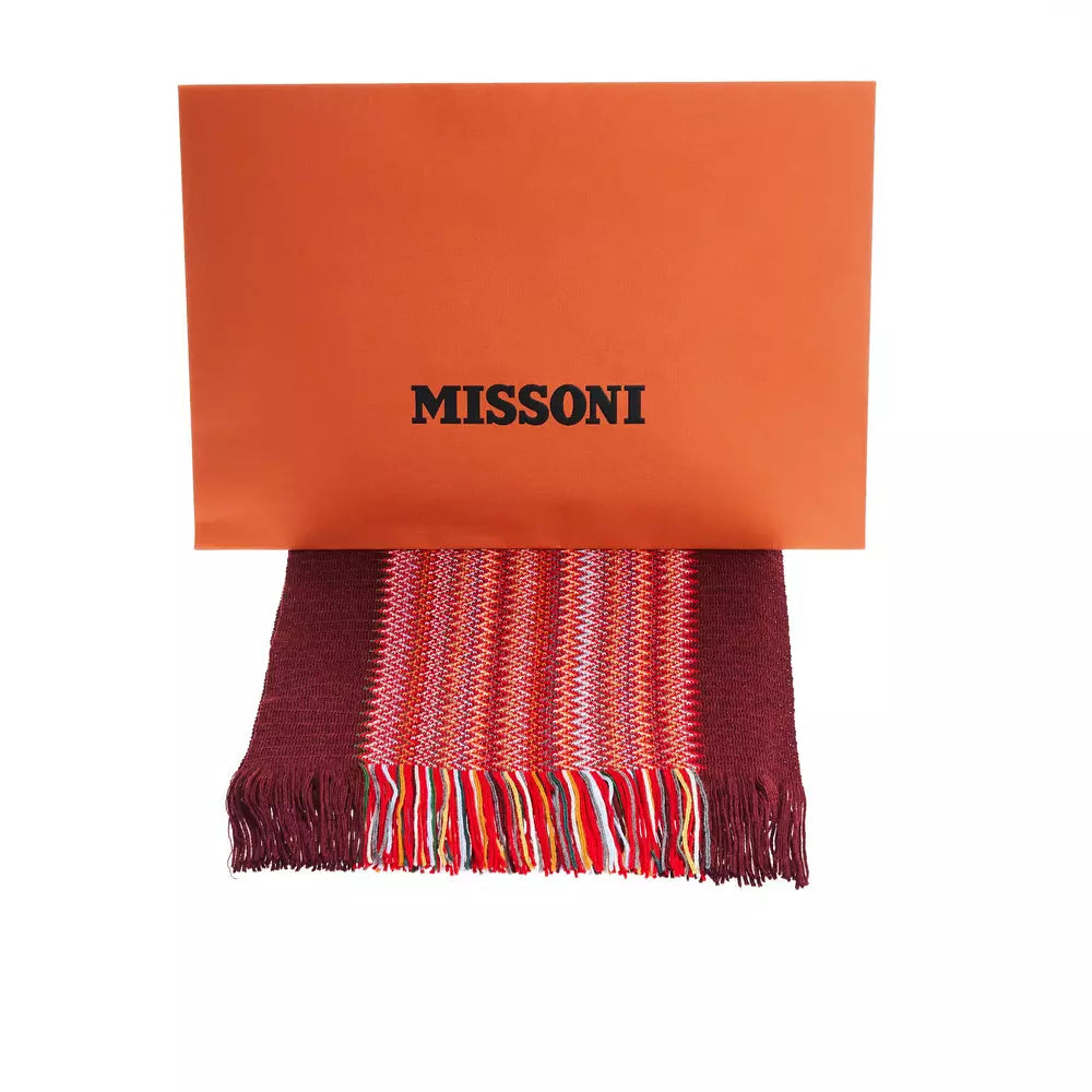 Missoni Πολύχρωμο Μάλλινο Ανδρικό Φουλάρι