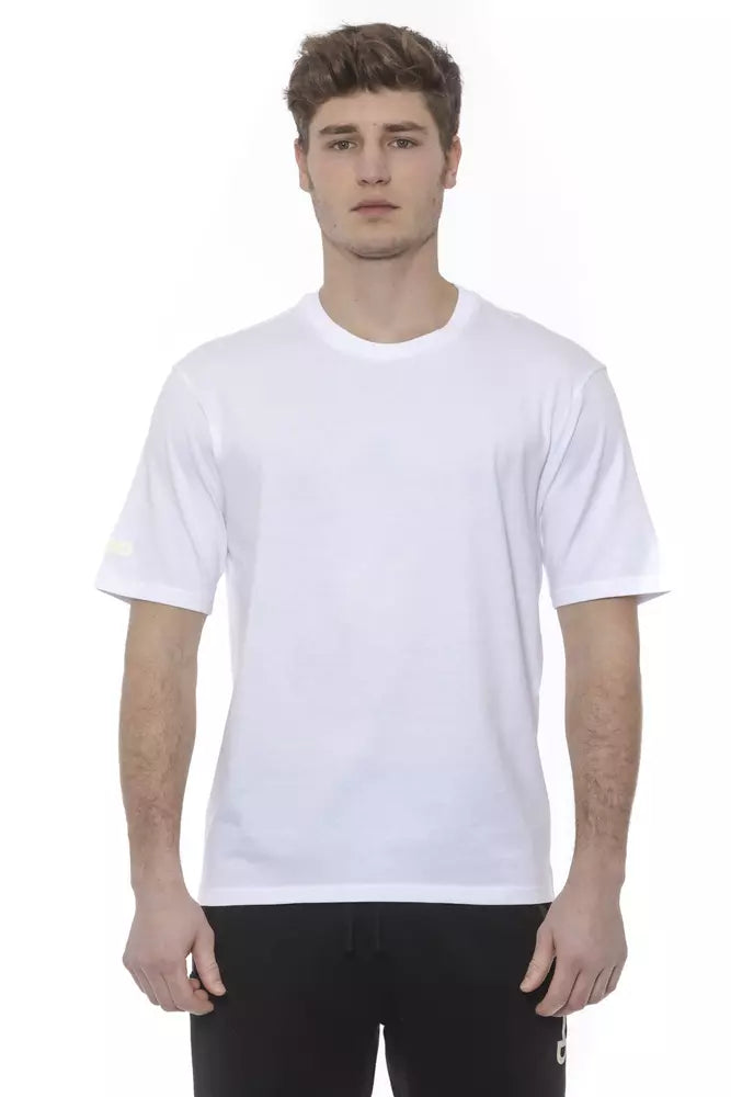 Tond White Cotton Men's Oversized T-Shirt