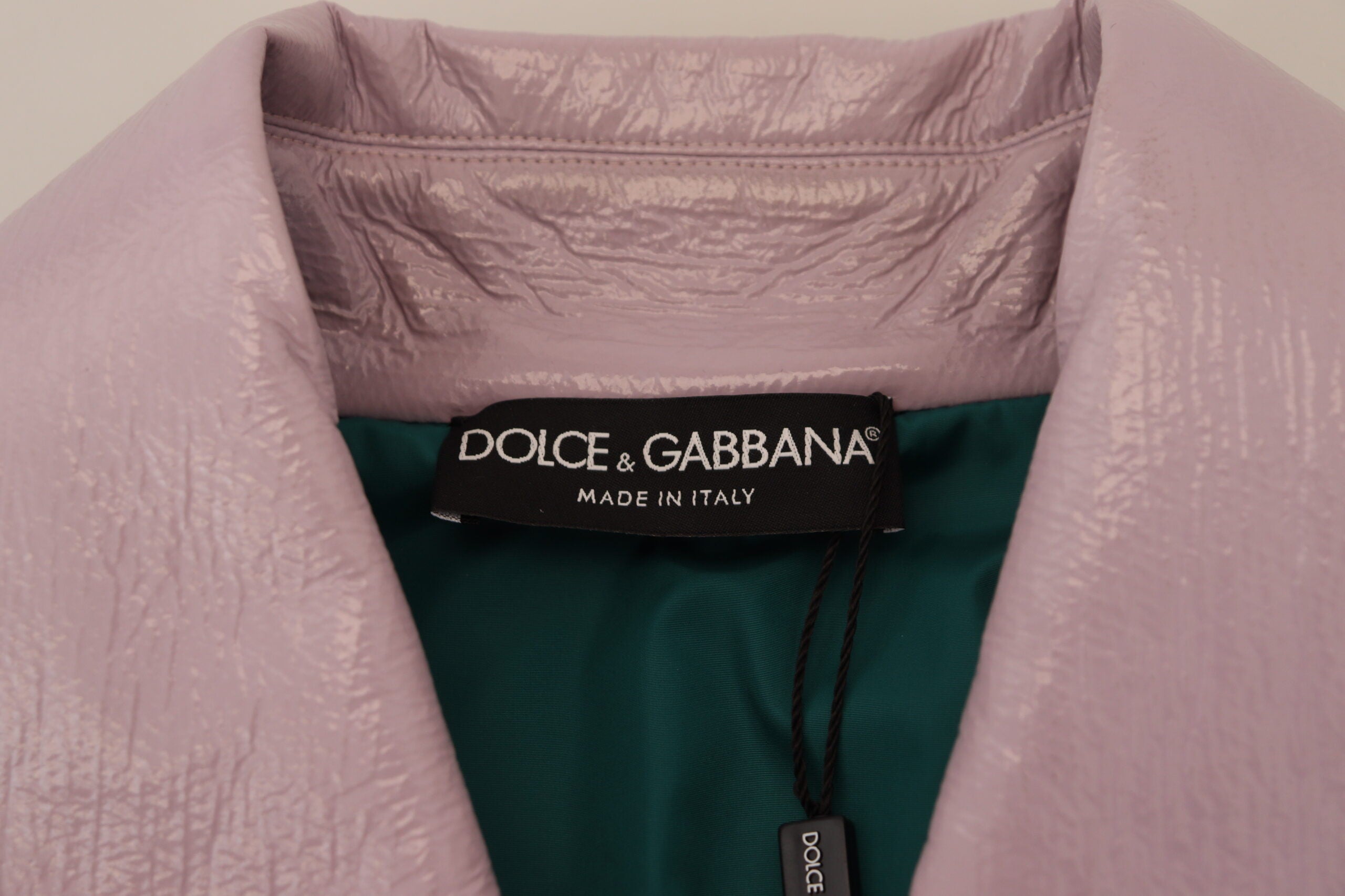 Dolce &amp; Gabbana Chic Purple Cropped Jacket - A Style Statement