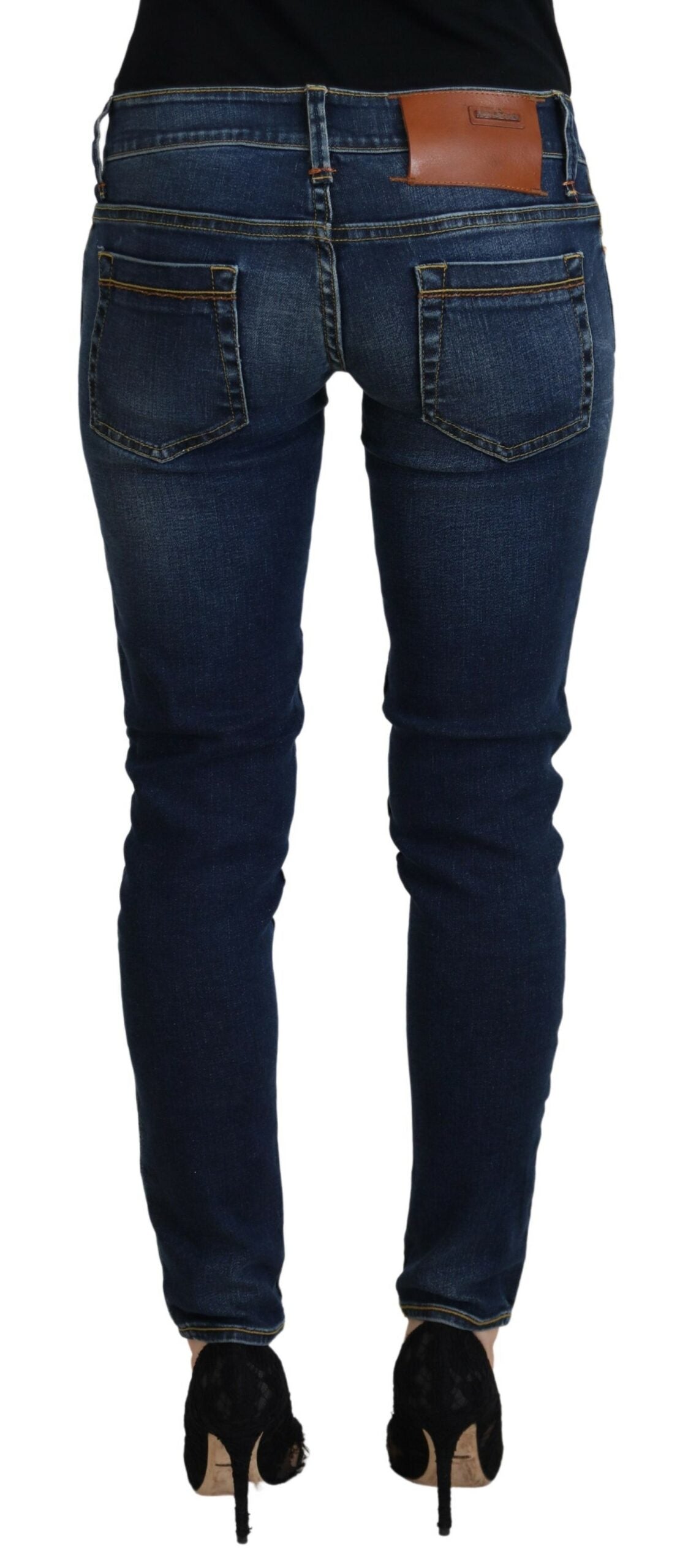 Acht Chic Skinny τζιν χαμηλού μέσης