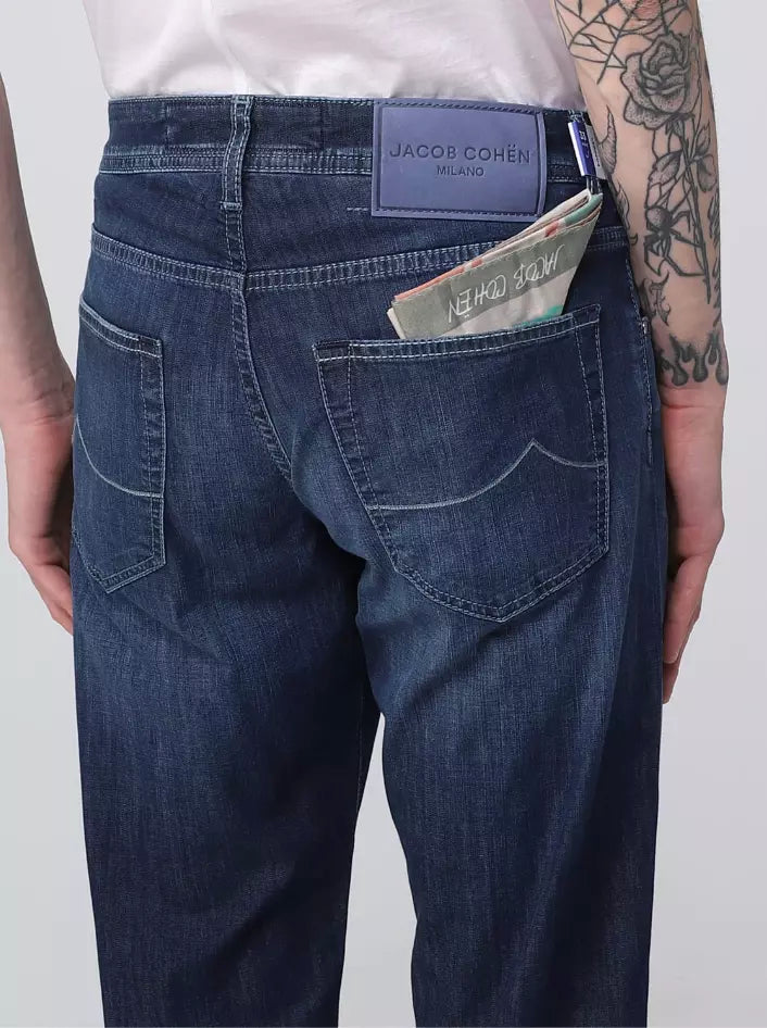 Κομψό γαλάζιο Stretch Jean Jacob Cohen