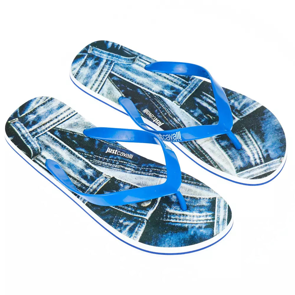 Ανδρικό πέδιλο Just Cavalli Light Blue EVA