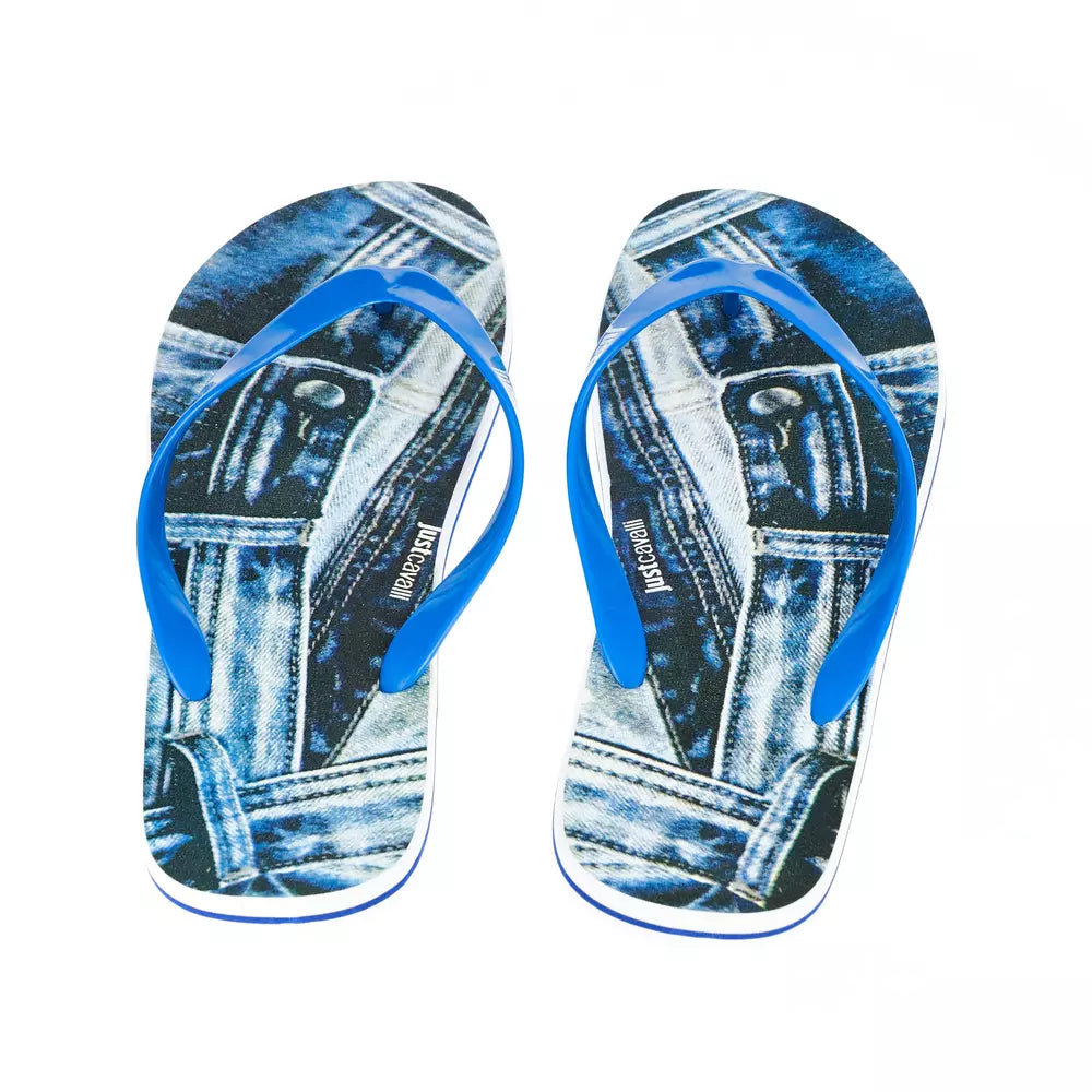 Ανδρικό πέδιλο Just Cavalli Light Blue EVA