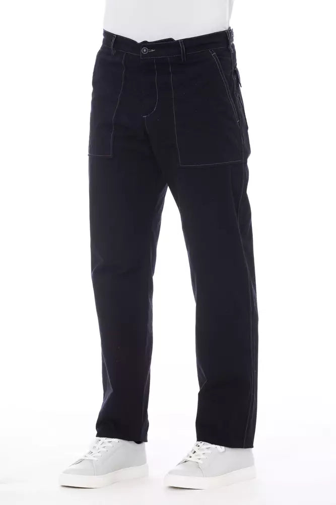 Ανδρικό παντελόνι Alpha Studio Blue Cotton