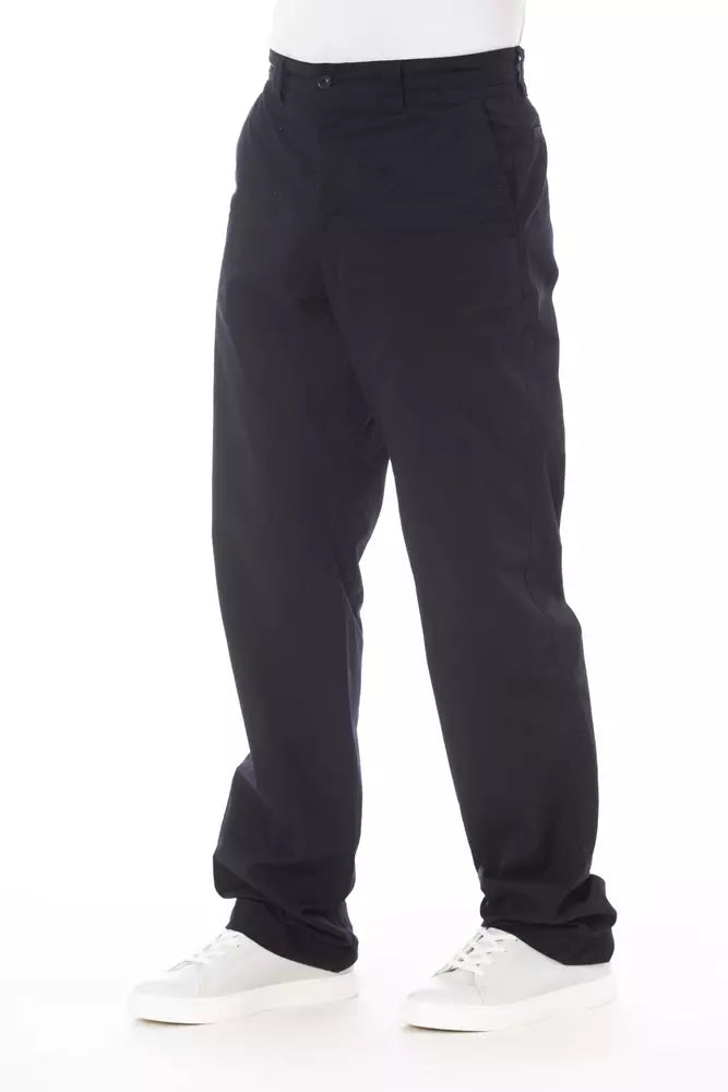 Ανδρικό παντελόνι Alpha Studio Blue Cotton