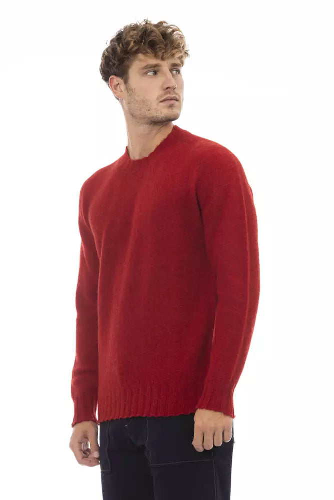 Ανδρικό πουλόβερ Alpha Studio Red Wool