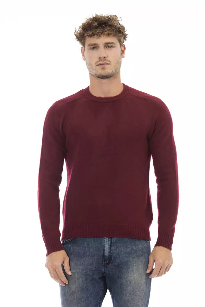 Ανδρικό πουλόβερ Alpha Studio Red Wool