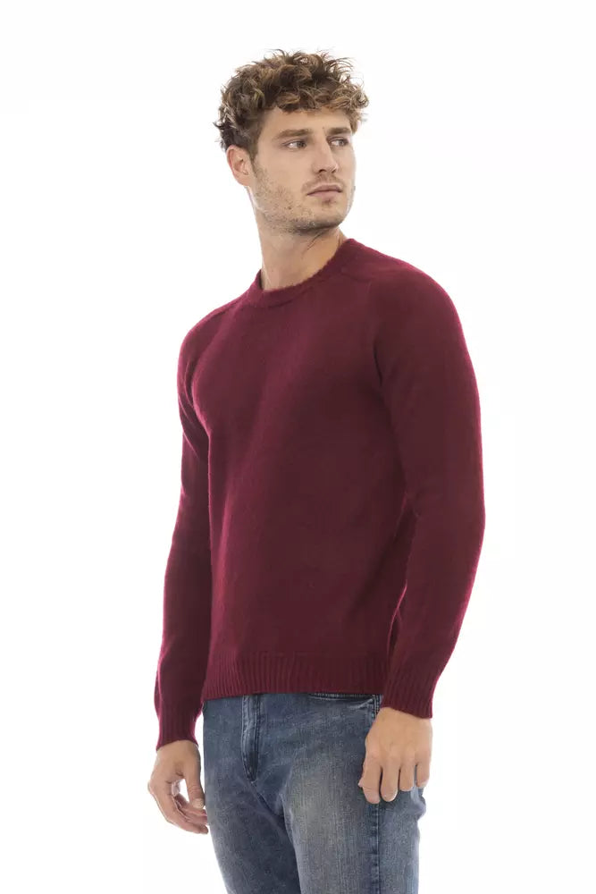 Ανδρικό πουλόβερ Alpha Studio Red Wool