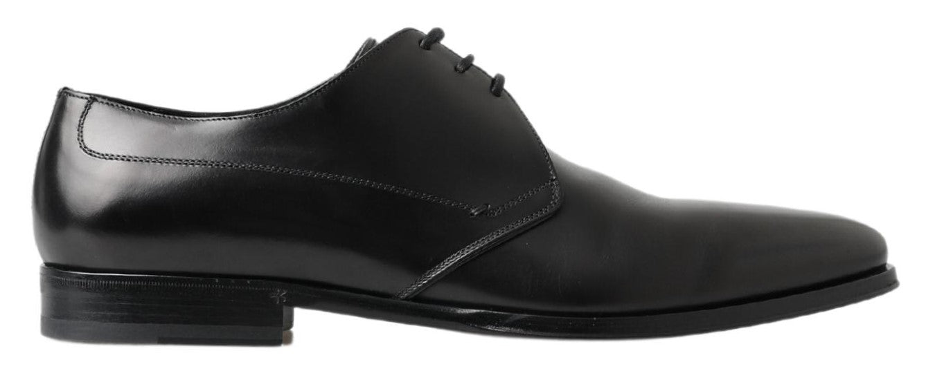Dolce &amp; Gabbana Classic Μαύρα Δερμάτινα Παπούτσια Derby