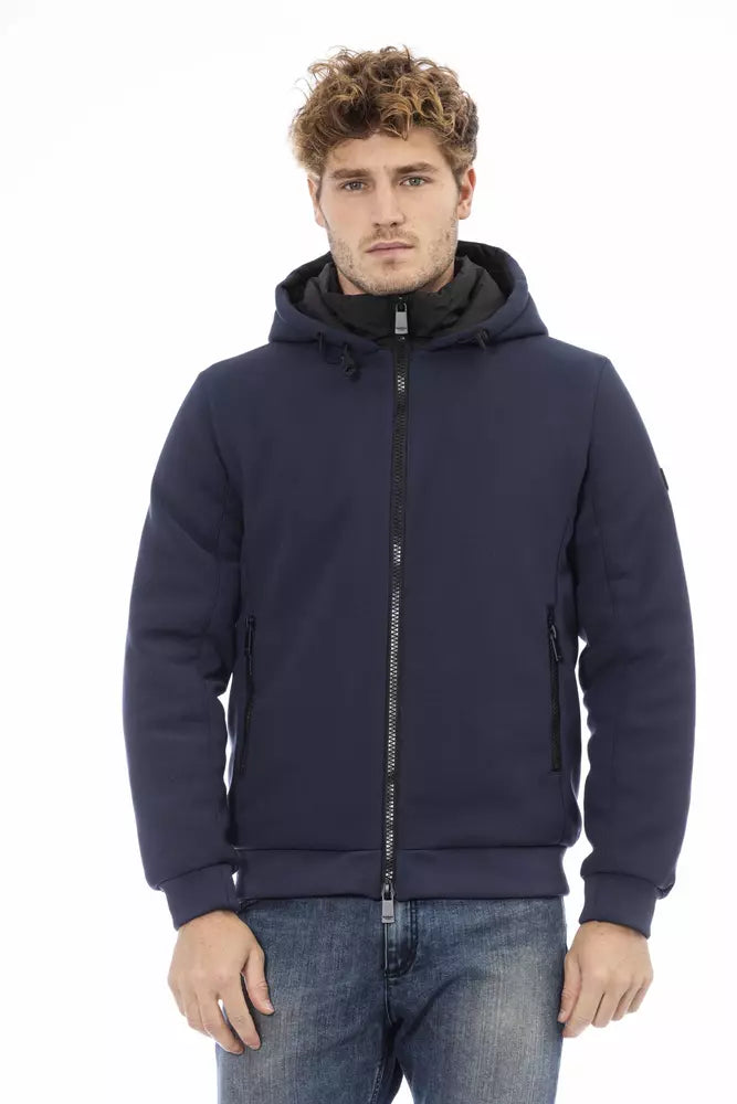Ανδρικό μπουφάν Baldinini Trend Blue Polyester