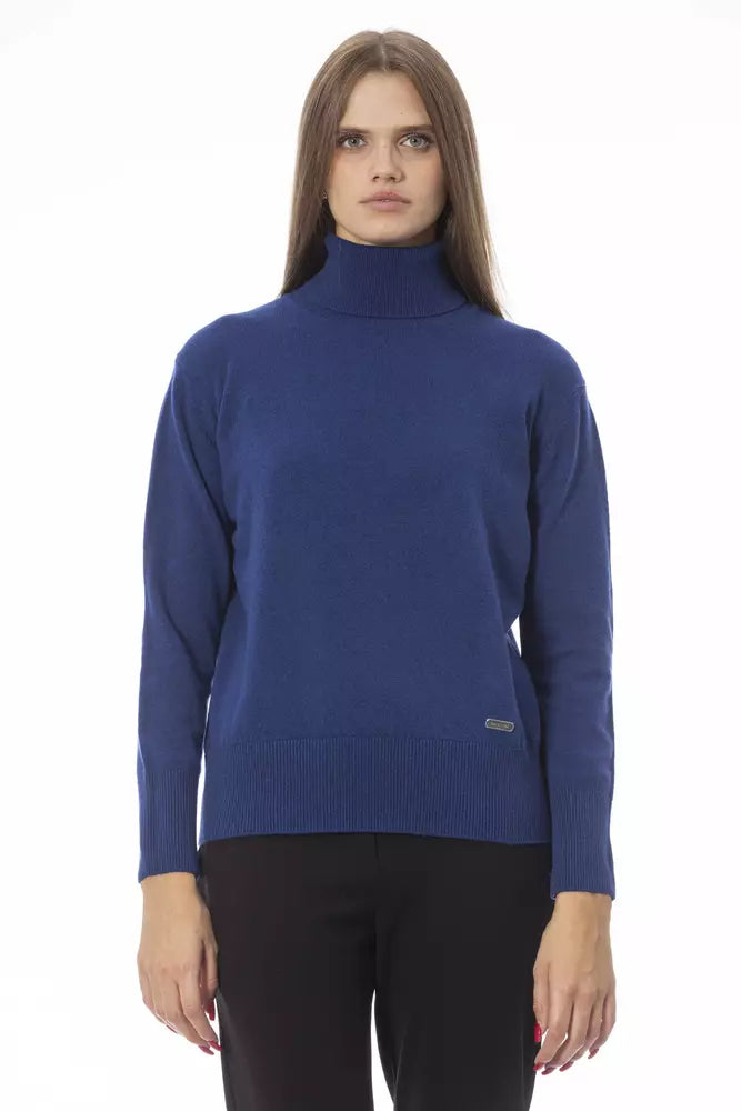 Γυναικείο πουλόβερ Baldinini Trend Blue Wool