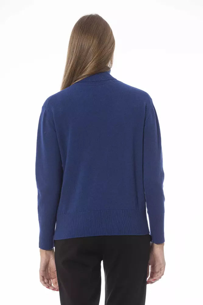 Γυναικείο πουλόβερ Baldinini Trend Blue Wool