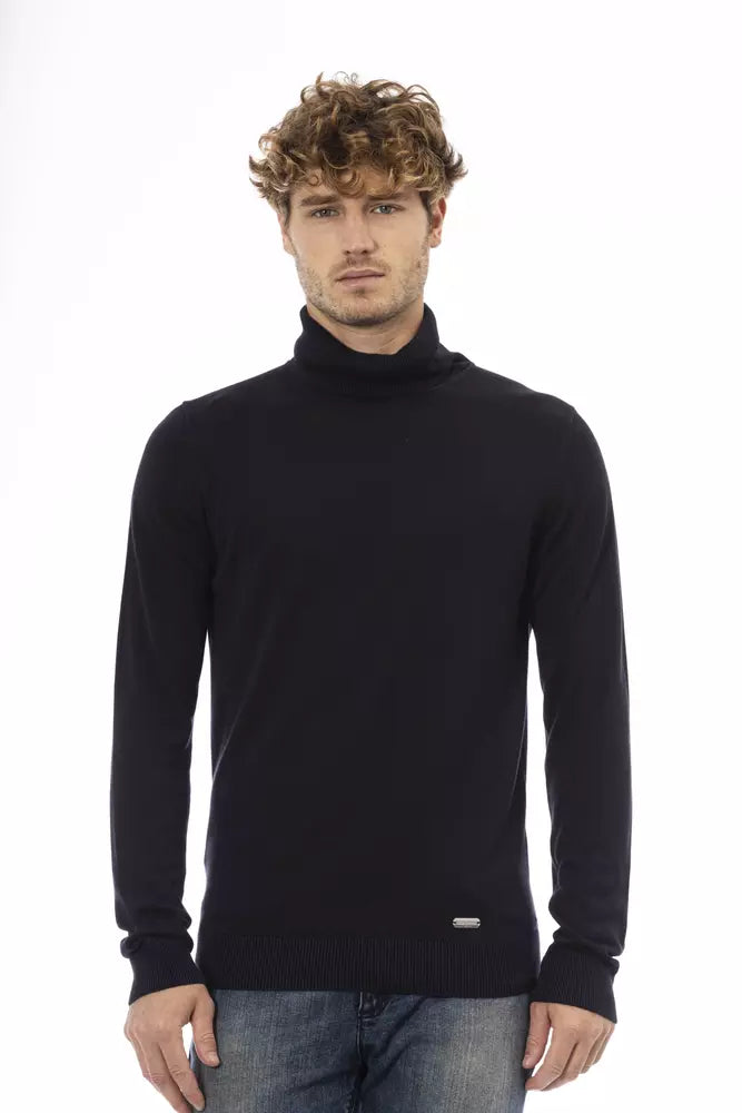 Ανδρικό πουλόβερ Baldinini Trend Blue Modal