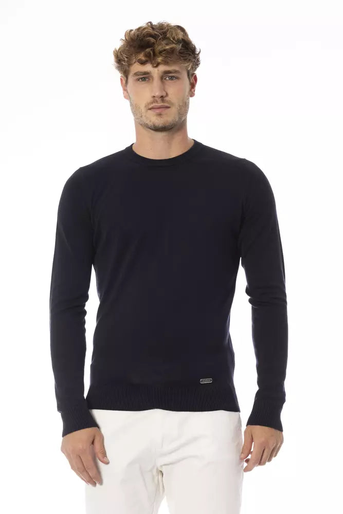 Ανδρικό πουλόβερ Baldinini Trend Blue Modal