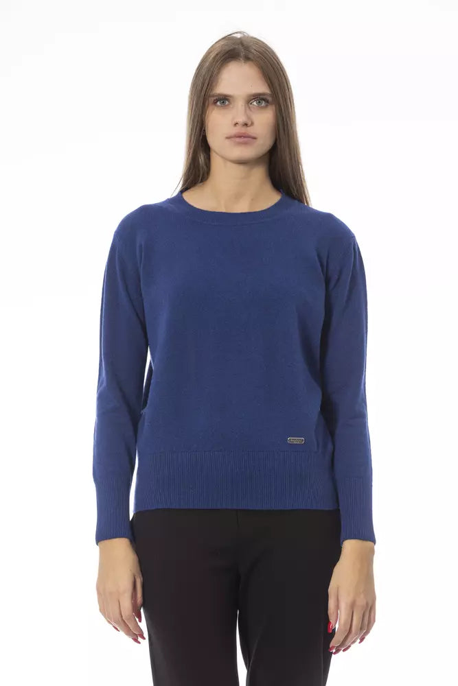 Γυναικείο πουλόβερ Baldinini Trend Blue Wool