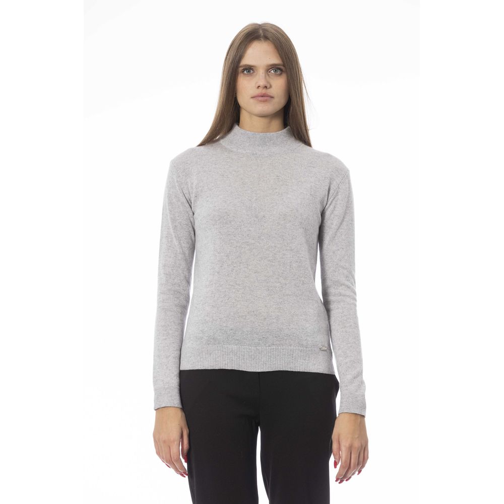 Γυναικείο πουλόβερ Baldinini Trend Grey Cashmere