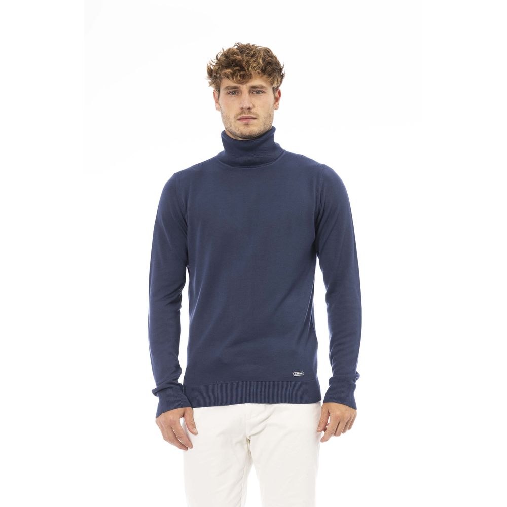 Ανδρικό πουλόβερ Baldinini Trend Blue Modal