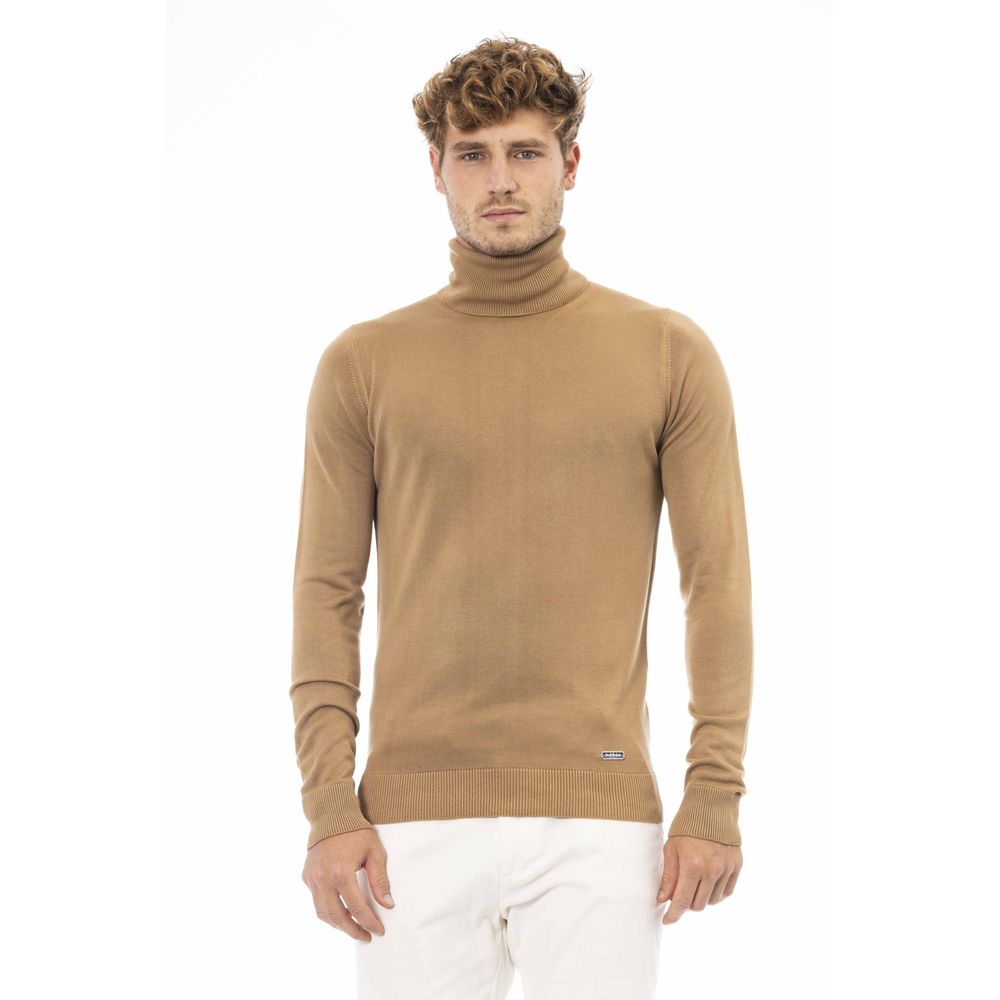 Ανδρικό πουλόβερ Baldinini Trend Beige Modal