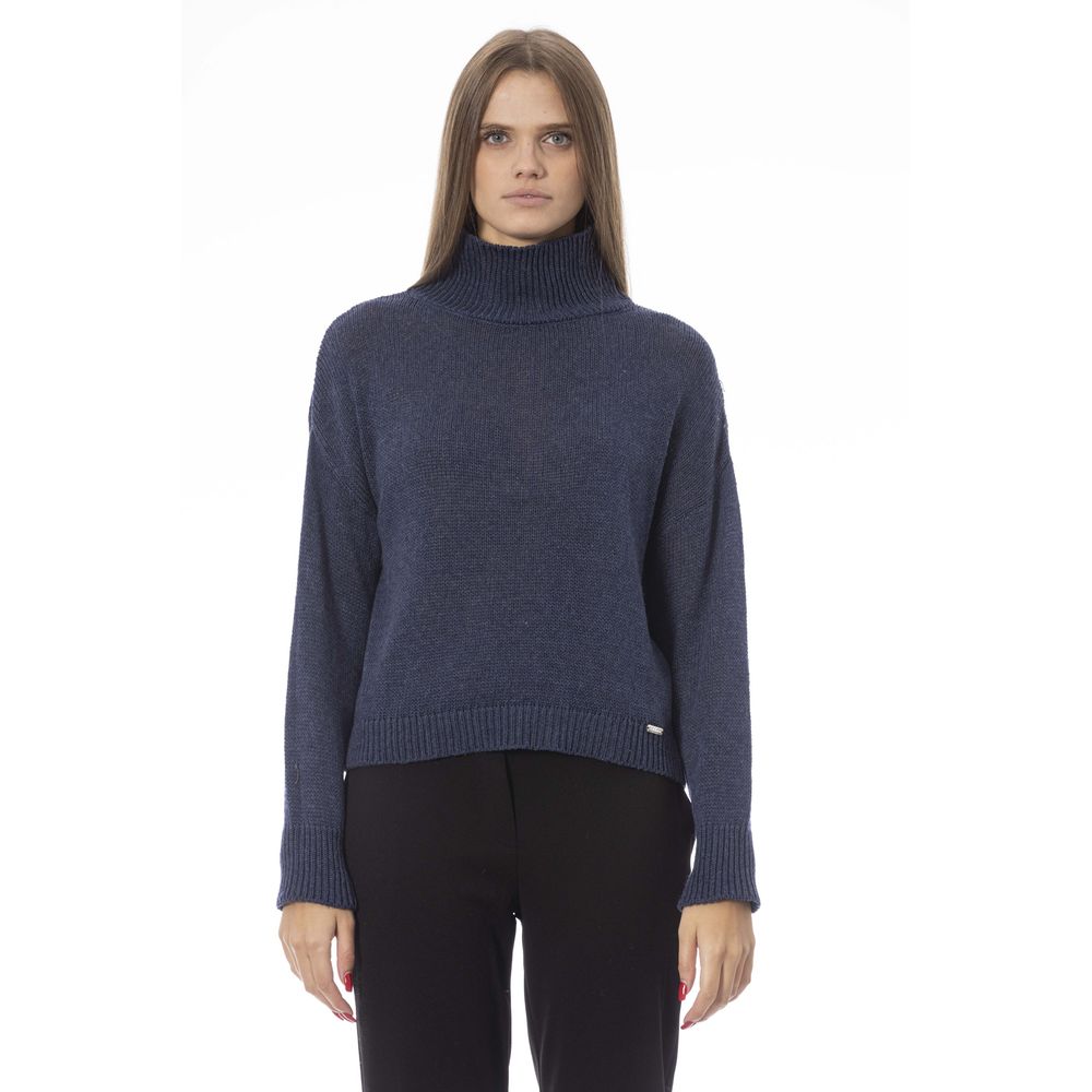 Γυναικείο πουλόβερ Baldinini Trend Blue Wool
