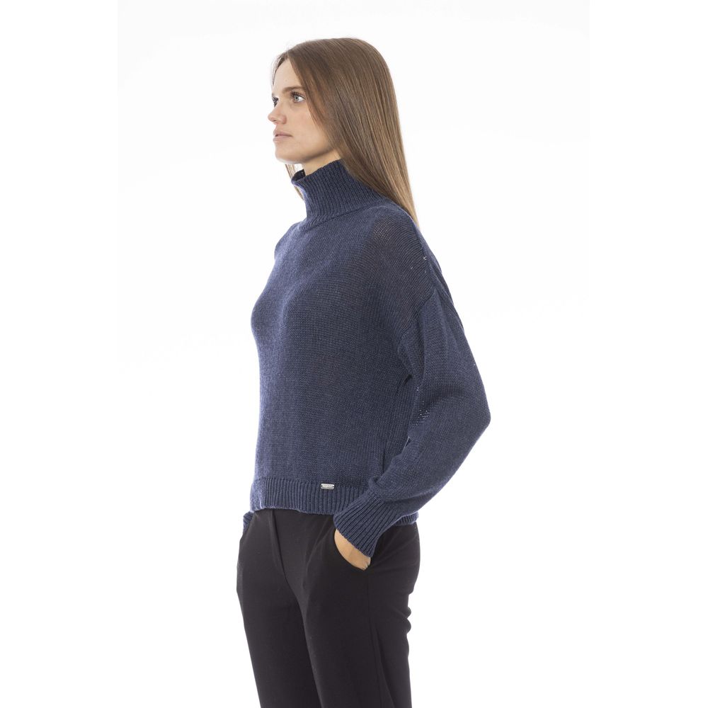 Γυναικείο πουλόβερ Baldinini Trend Blue Wool