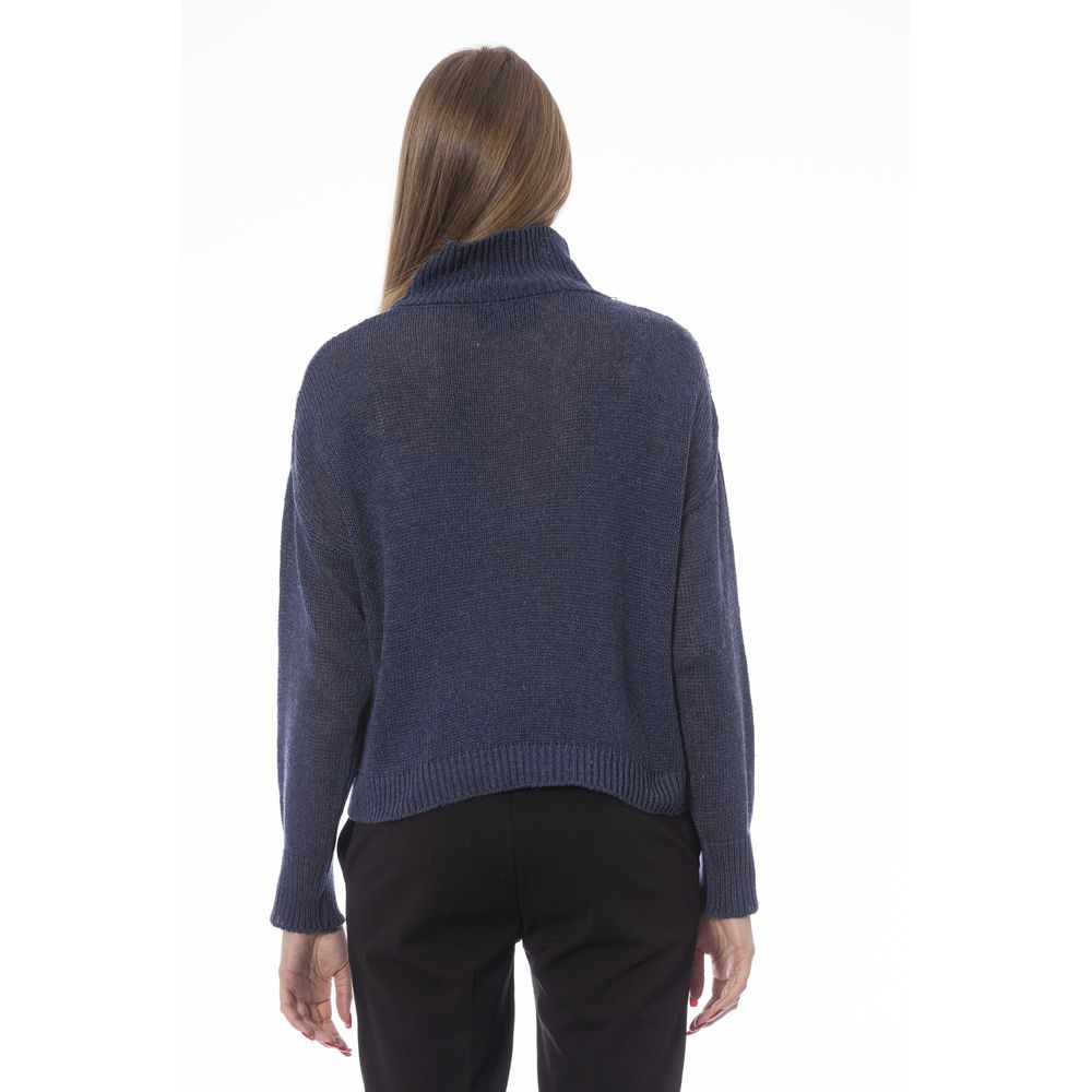 Γυναικείο πουλόβερ Baldinini Trend Blue Wool