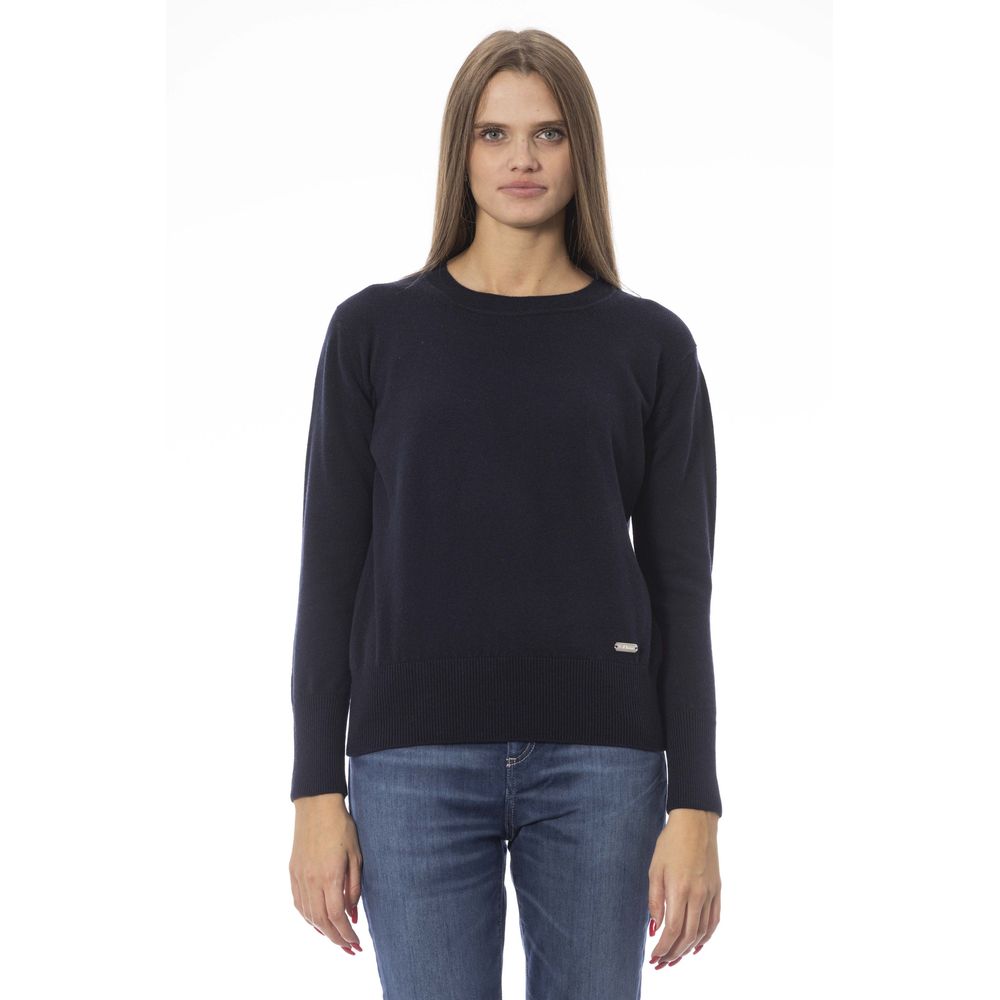 Γυναικείο πουλόβερ Baldinini Trend Blue Wool