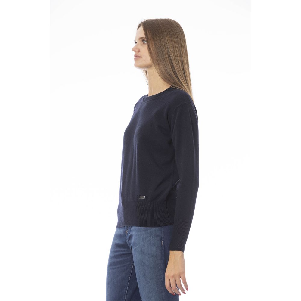 Γυναικείο πουλόβερ Baldinini Trend Blue Wool