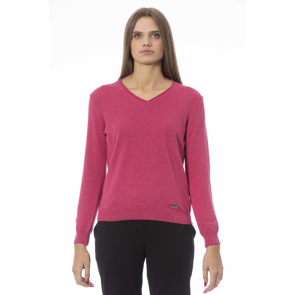 Γυναικείο πουλόβερ Baldinini Trend Fuchsia Cashmere
