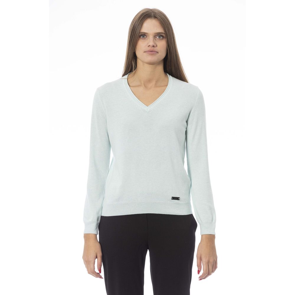 Γυναικείο πουλόβερ Baldinini Trend Light Blue Cashmere