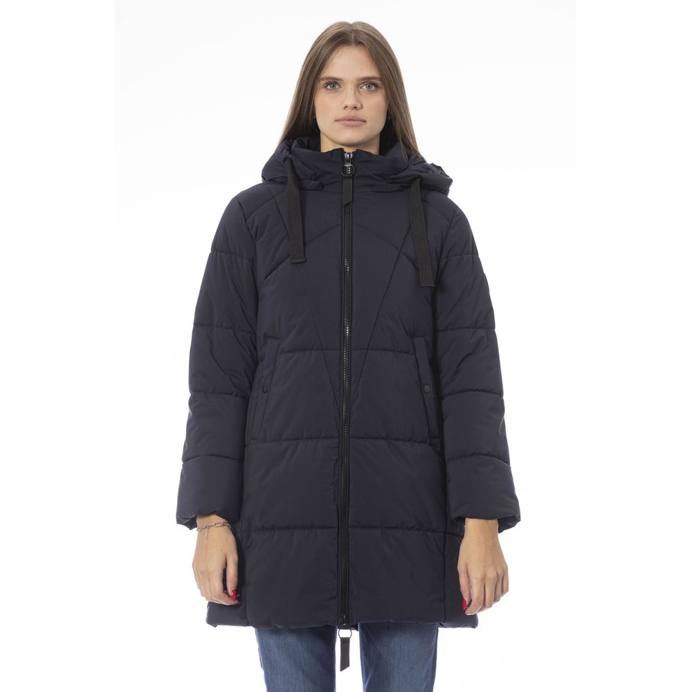 Γυναικείο μπουφάν Baldinini Trend Blue Polyester