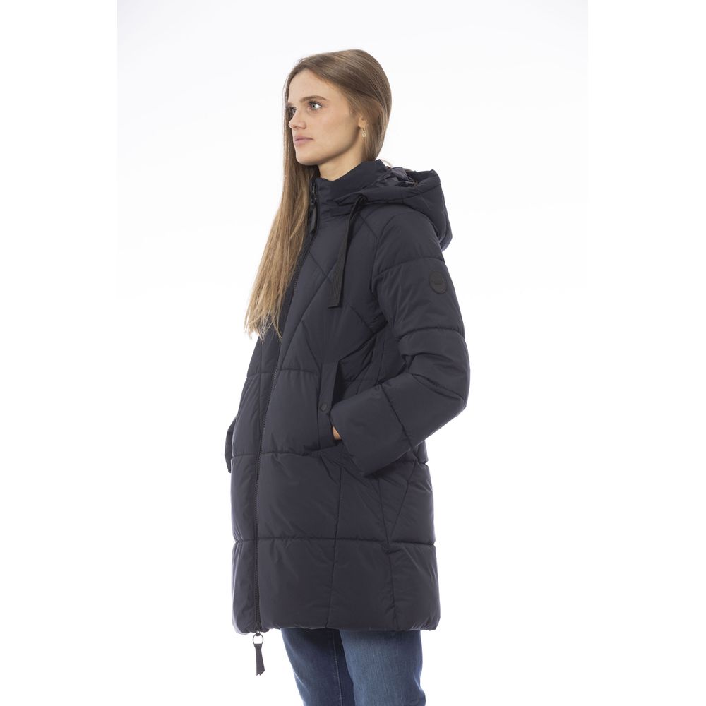Γυναικείο μπουφάν Baldinini Trend Blue Polyester