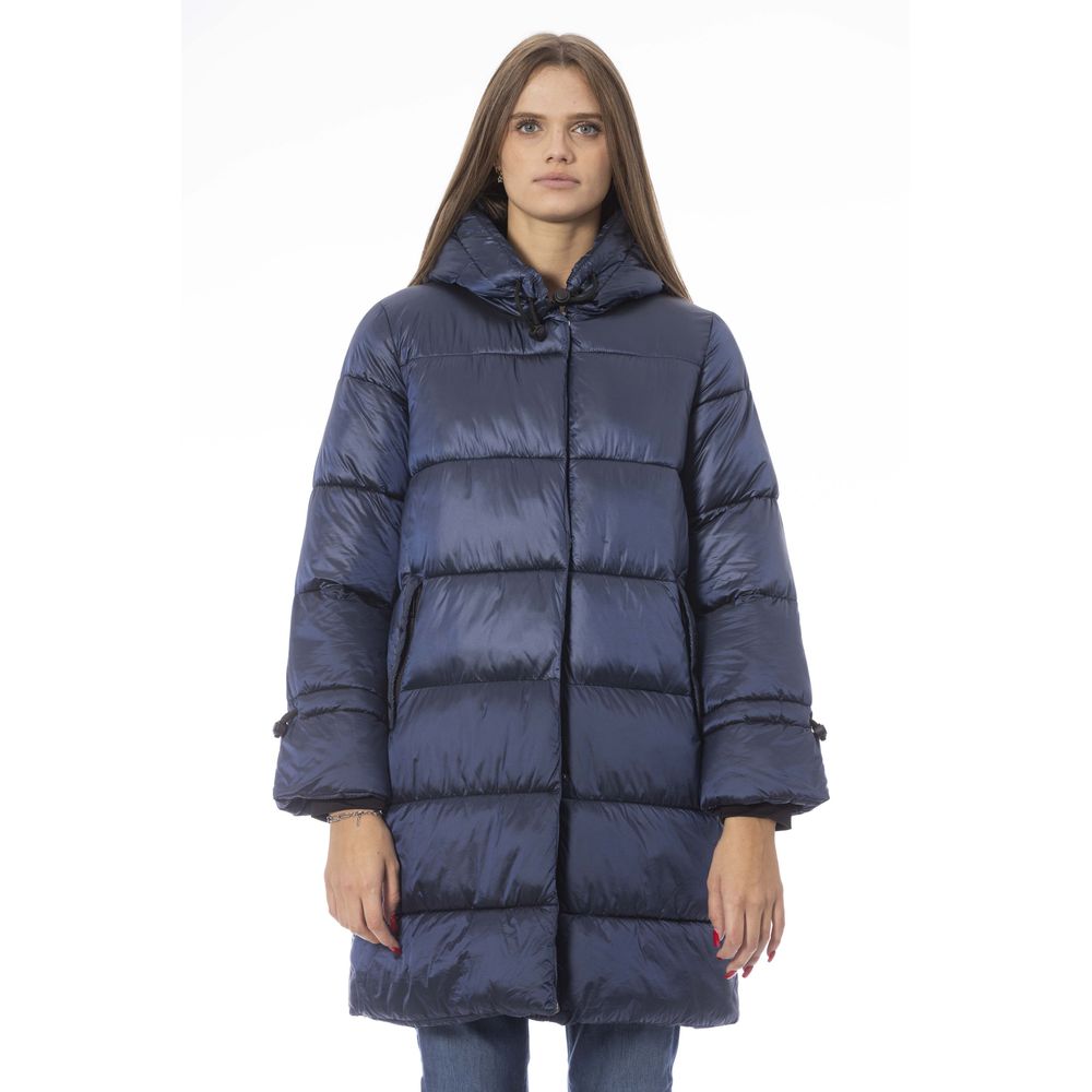 Γυναικείο μπουφάν Baldinini Trend Light Blue Nylon