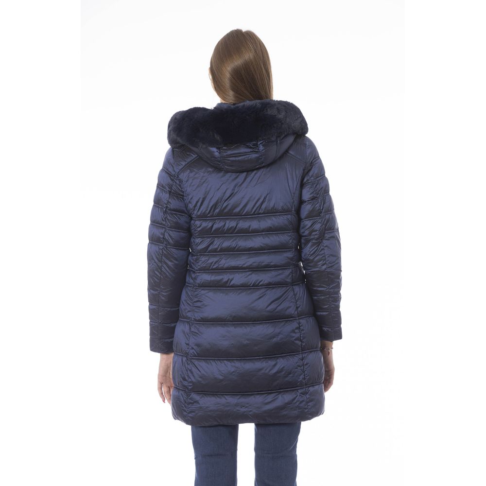 Γυναικείο μπουφάν Baldinini Trend Light Blue Polyester
