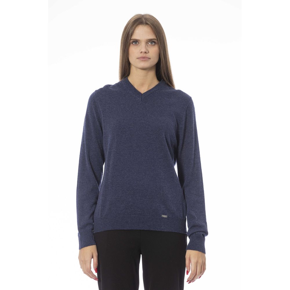 Γυναικείο πουλόβερ Baldinini Trend Blue Wool