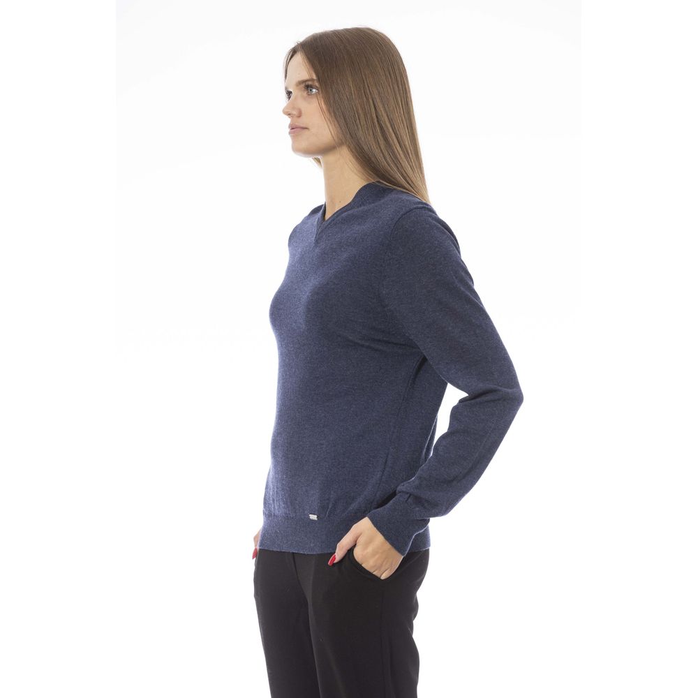 Γυναικείο πουλόβερ Baldinini Trend Blue Wool