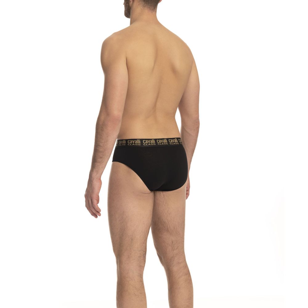 Cavalli Class "Black Cotton Men's Brief Duo Pack"