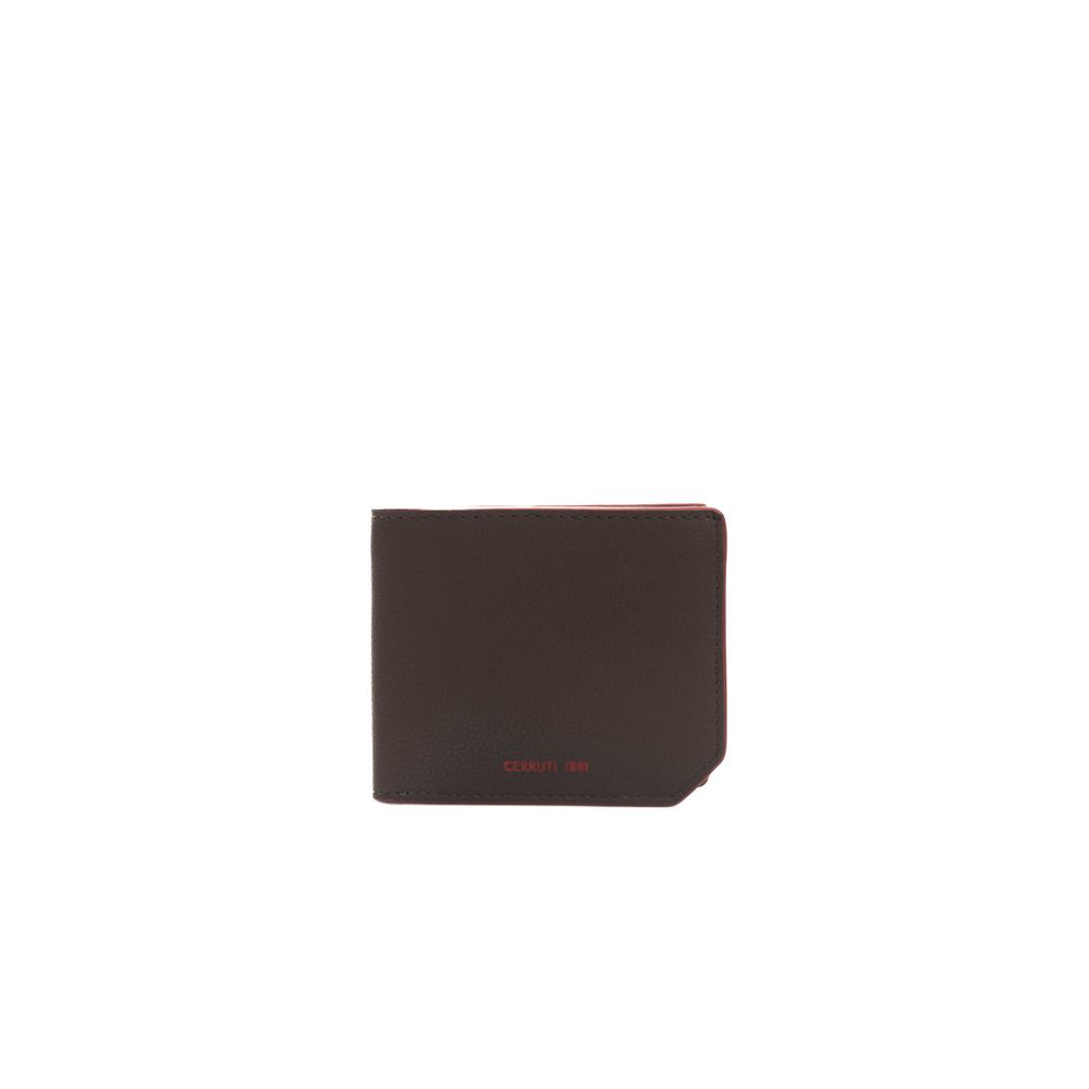 Ανδρικό πορτοφόλι Cerruti 1881 Brown Calf Leather