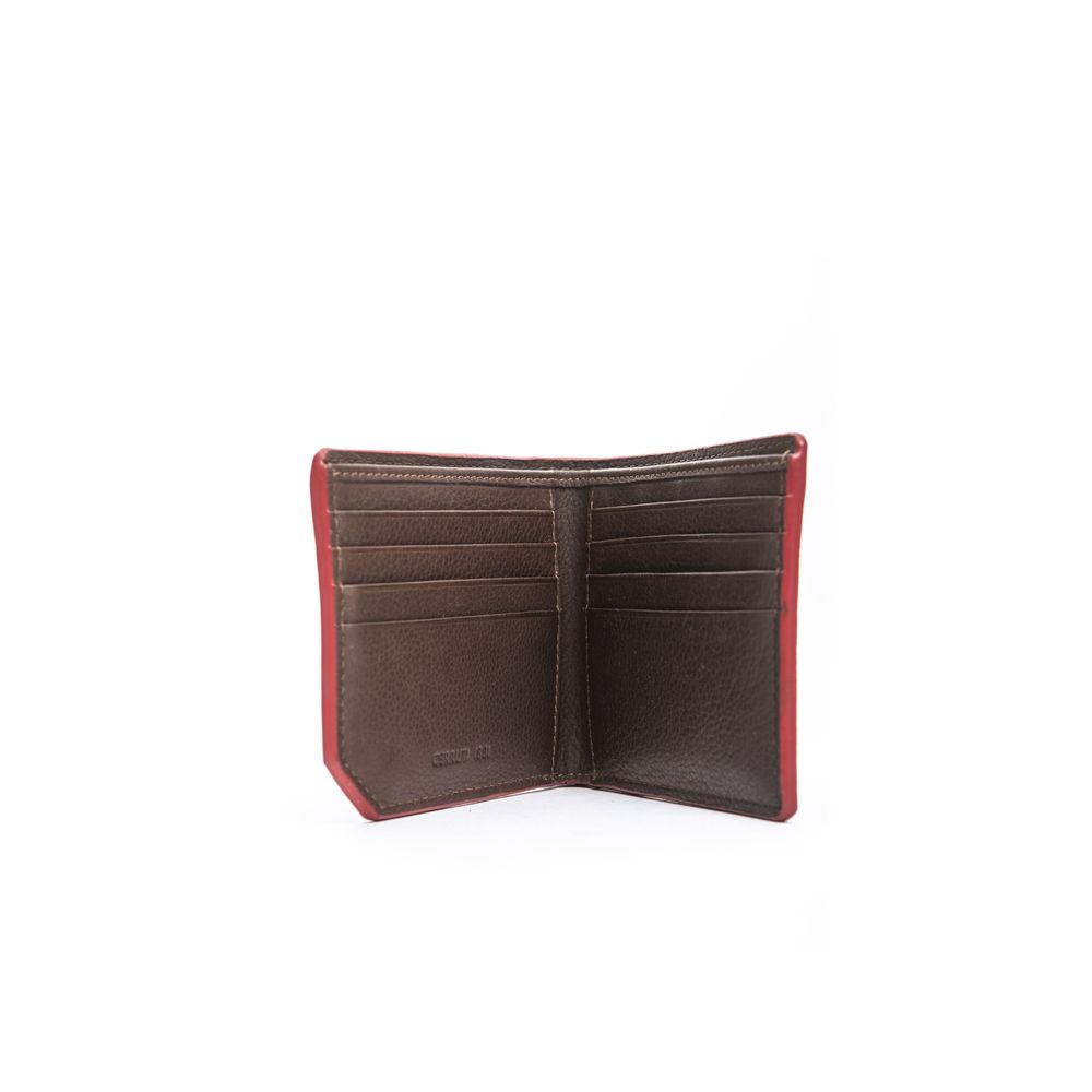 Ανδρικό πορτοφόλι Cerruti 1881 Brown Calf Leather