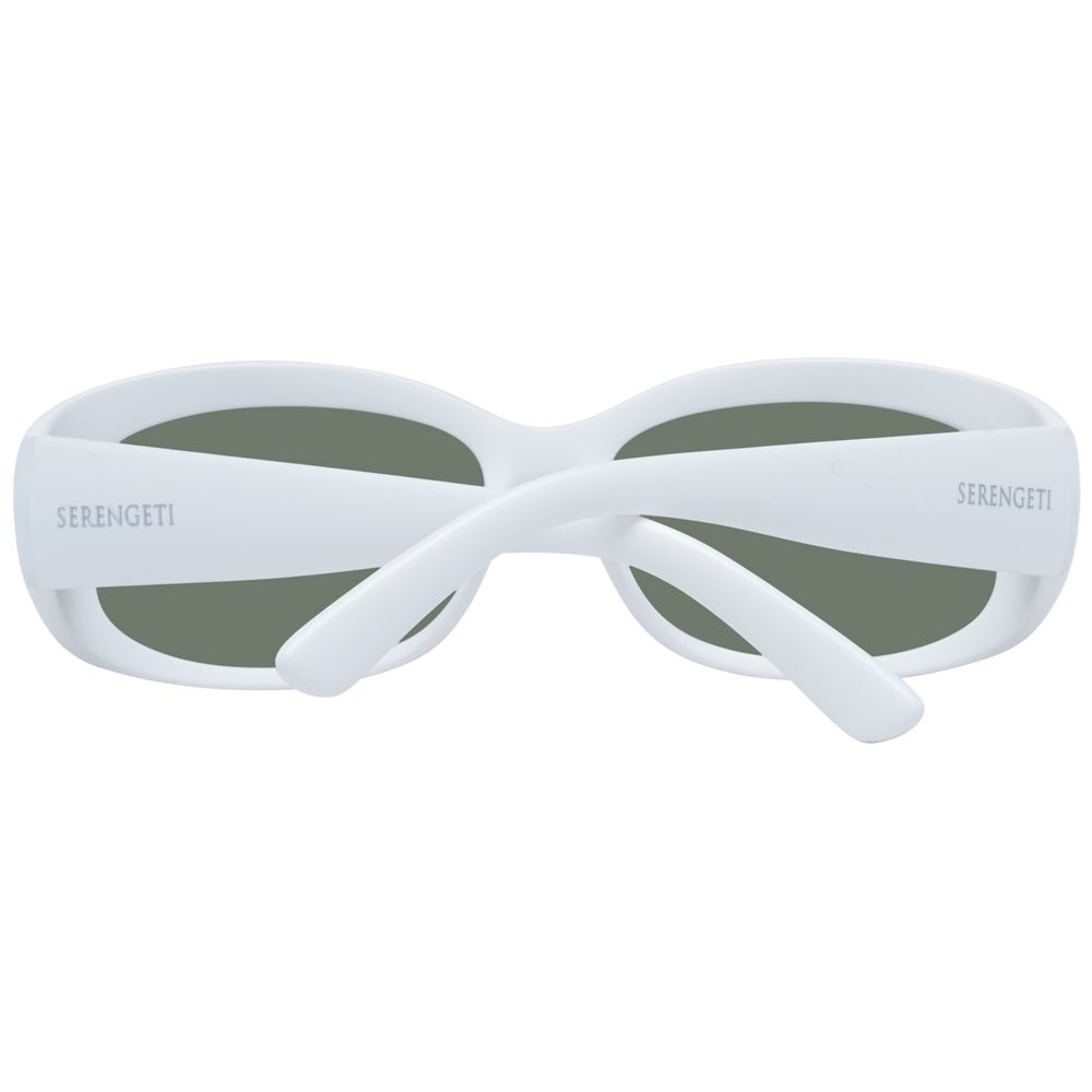 Serengeti White Nylon Sunglasses