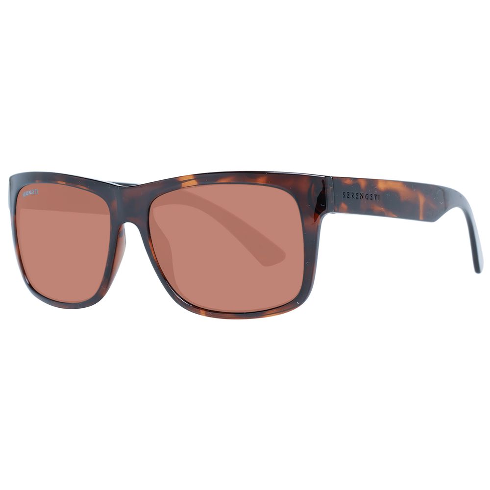 Serengeti Brown Plastic Sunglasses