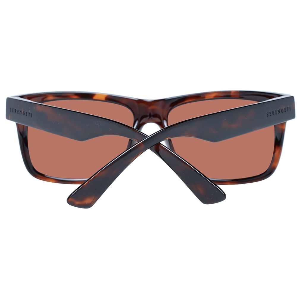 Serengeti Brown Plastic Sunglasses