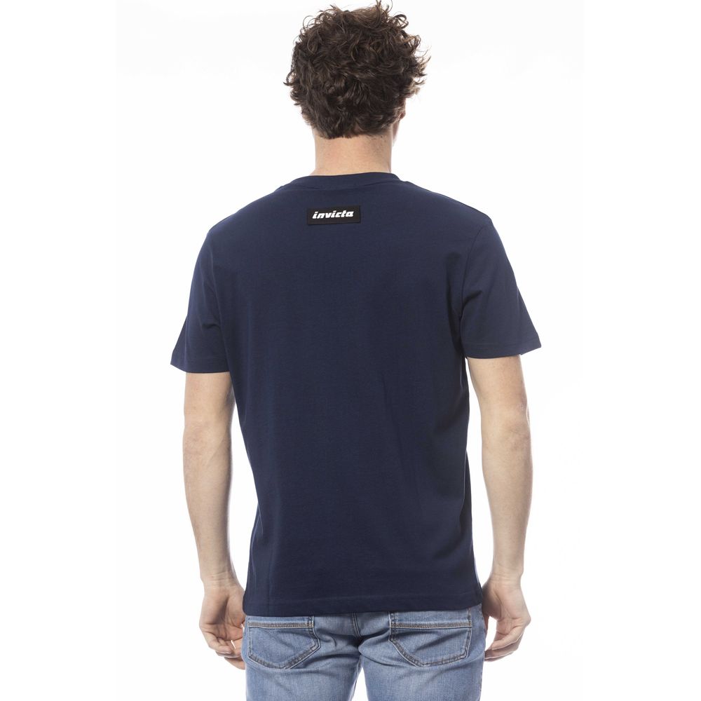 Ανδρικό μπλουζάκι Invicta Blue Cotton