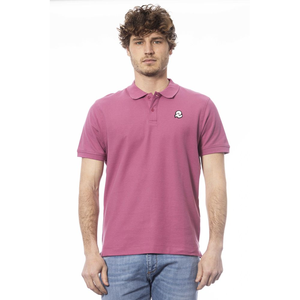 Ανδρικό μπλουζάκι πόλο Invicta Purple Cotton