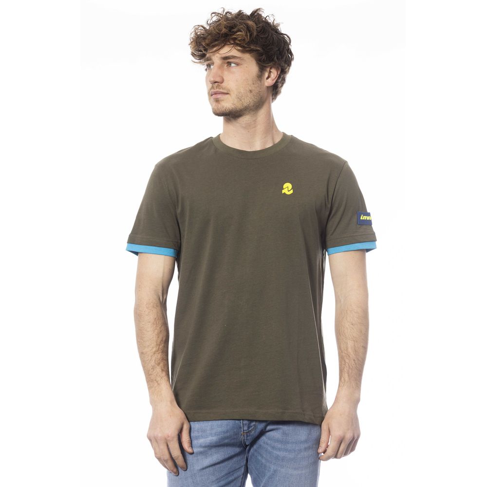 Ανδρικό μπλουζάκι Invicta Green Cotton