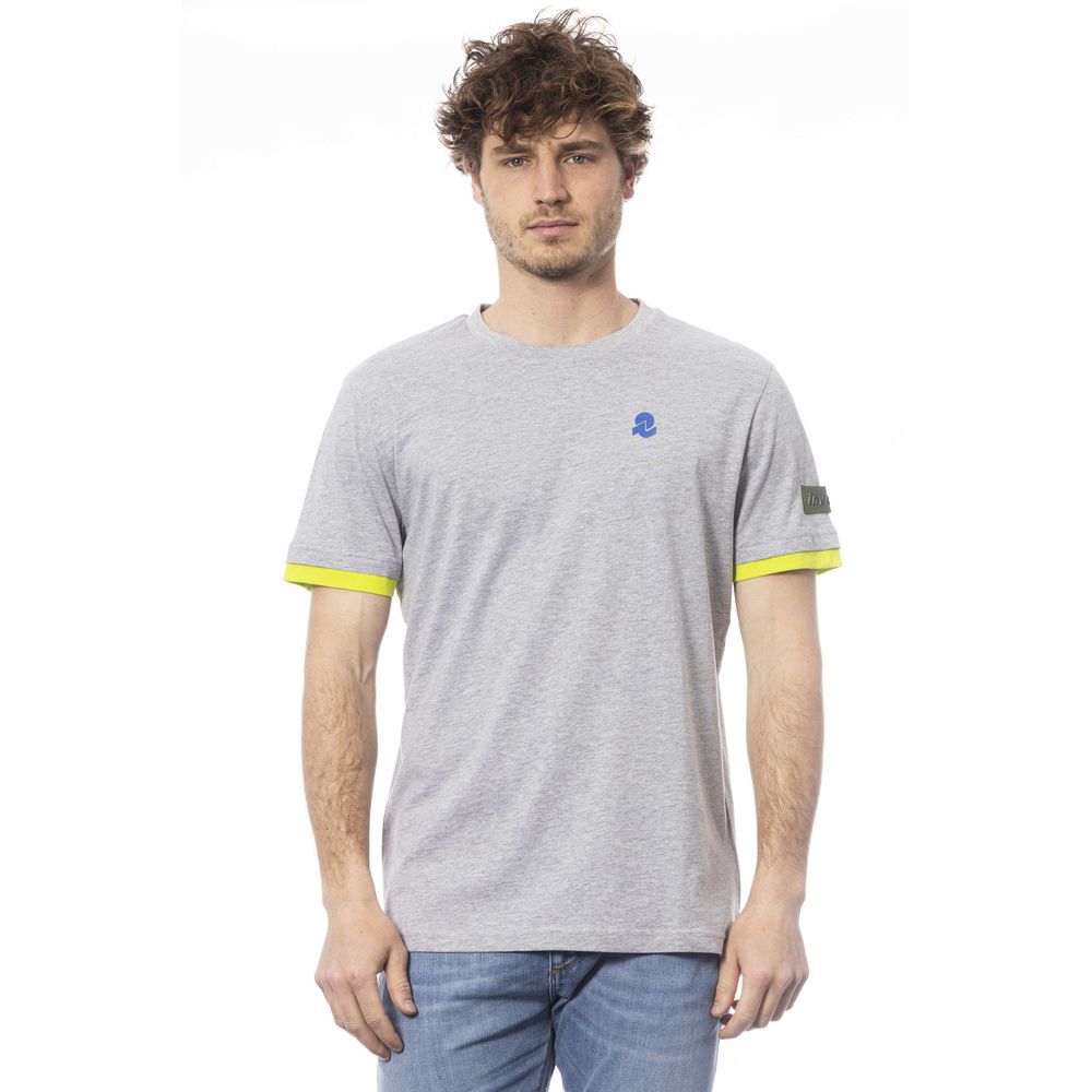 Ανδρικό μπλουζάκι Invicta Grey Cotton