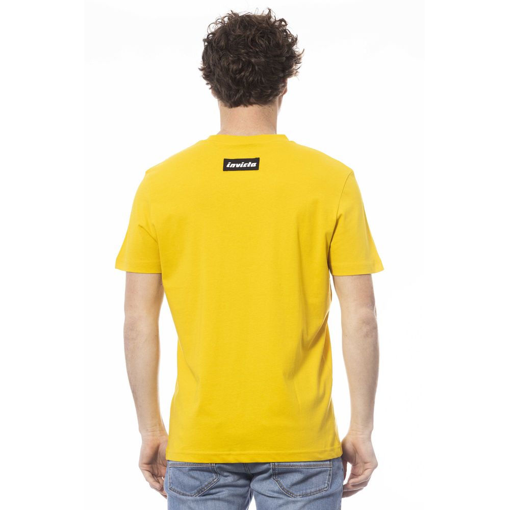 Ανδρικό T-shirt Invicta Yellow Cotton